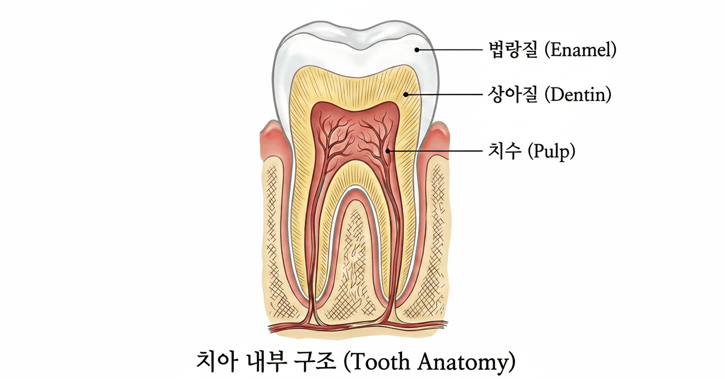 치아 내부 구조